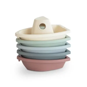 Jeu de Bain Mushie  Bateaux empilables