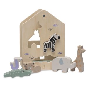 Boîte à formes en Bois Jollein - Jungle Jambo