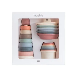 Boîte cadeau jouet de bain Mushie – Coffret bébé