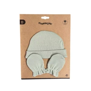 Ensemble Bonnet et Moufles Naissance
