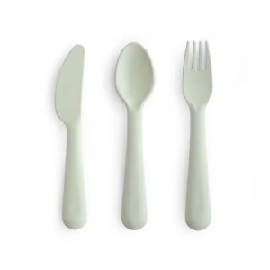 Ensemble de 3 couverts Mushie en plastique PP