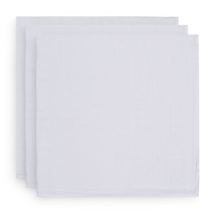 Lange Gaze de coton Jollein Small 70x70 cm - Blanc - Lot de 3